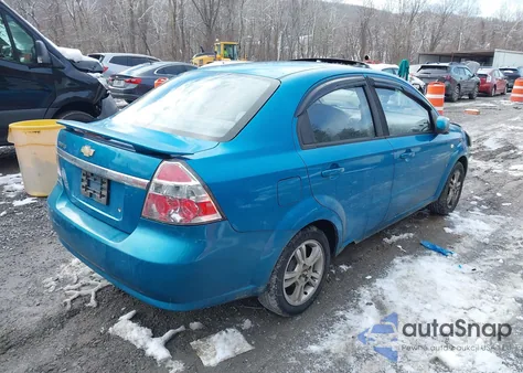 2008 Chevrolet Aveo Ls из США, поврежденный, VIN KL1TD56618B210852